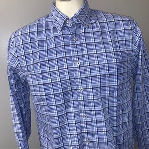 SOUTHERN PROPER Men’s Blue Plaid Shirt size Small